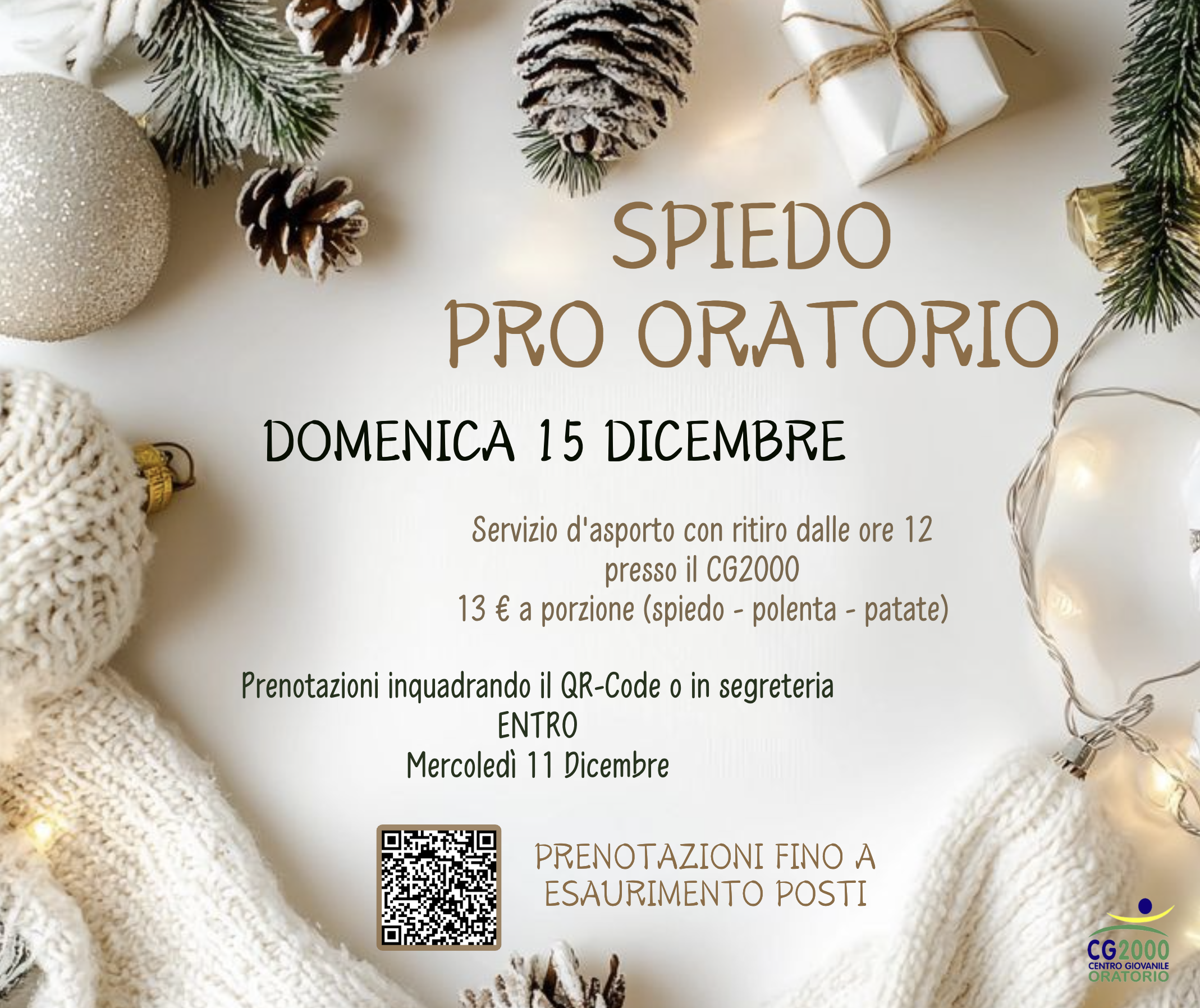 Read more about the article Spiedo Domenica 15 Dicembre